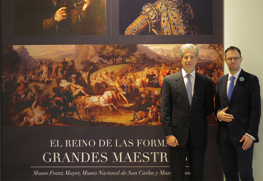 Héctor Rivero Borrell, director del Museo Franz Mayer y Alfonso Miranda, director del Museo Soumaya.