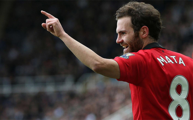 Juan Mata, mediocampista del Manchester United  