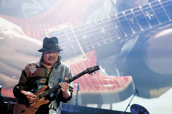 Cautivó con la ejecución de su guitarra. 