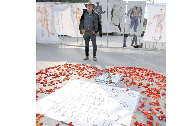 Conmemoró los cuatros años de su movimiento por la paz.