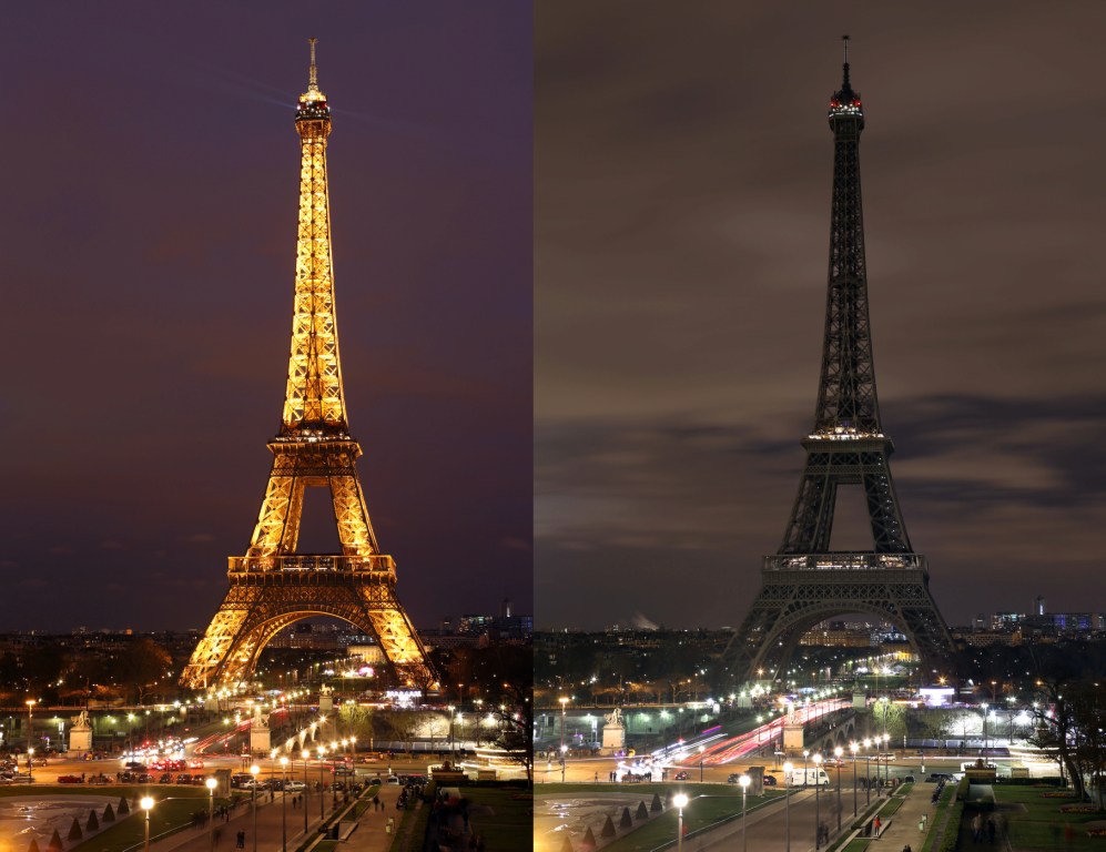 La Torre Eiffel en París.