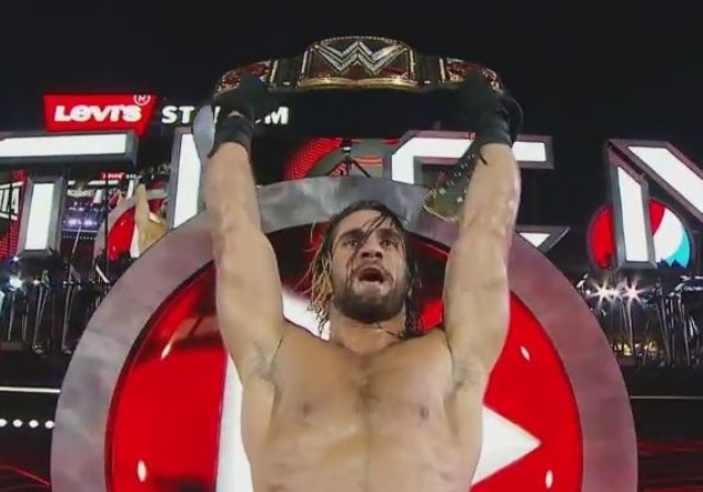 Seth Rollins se coronó campeón de la WWE en Wrestlemania XXXI