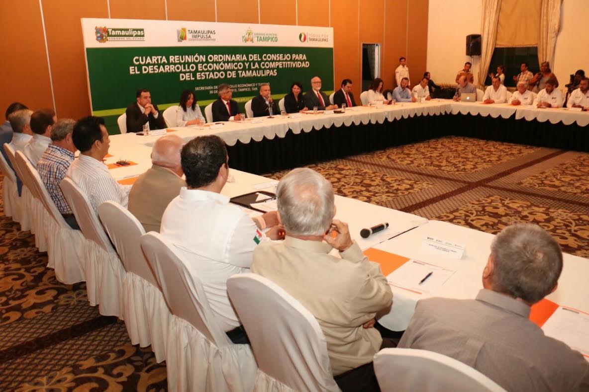 Aspecto de la reunión del Consejo Estatal de Competitividad.