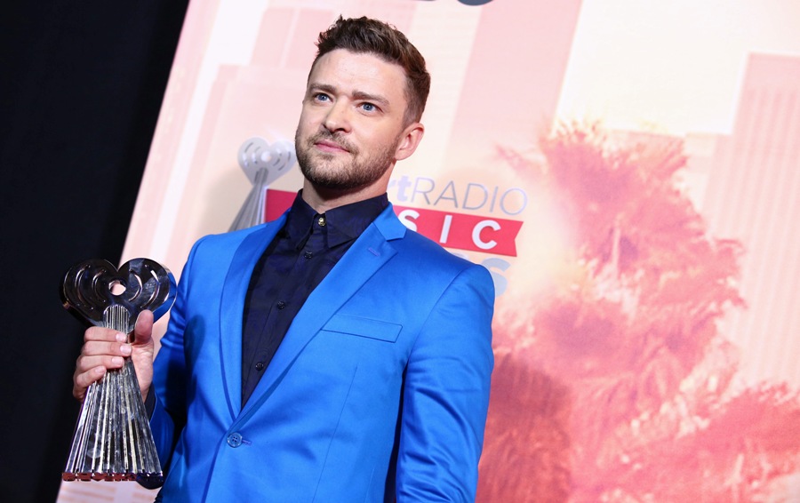 Justin Timberlake agradeció a su madre y su pareja al recibir el reconocimiento. 