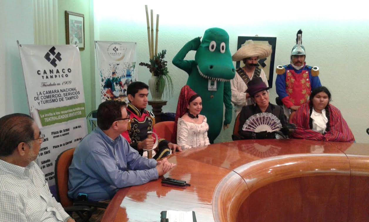 Los guías vestirán de la época del porfiriato en Tampico.