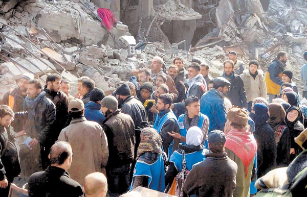 El campamento de palestinos de Yarmuk, atacado por el EI, está a 8 km de la capital. 