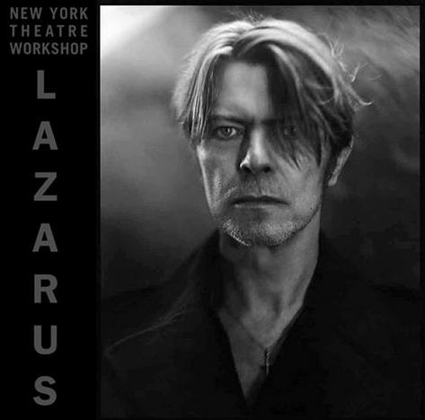 David Bowie dio a conocer el cartel de 'Lazarus'. 