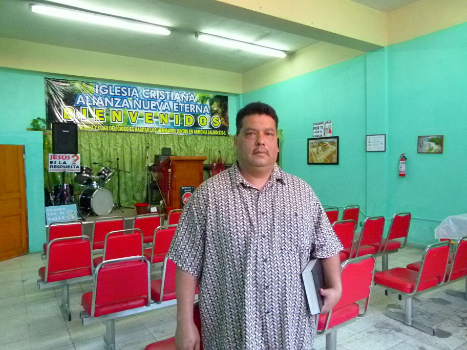 La iglesia "Alianza Nueva Eterna", está enclavada en el corazón del antiguo Mercado Alianza.
