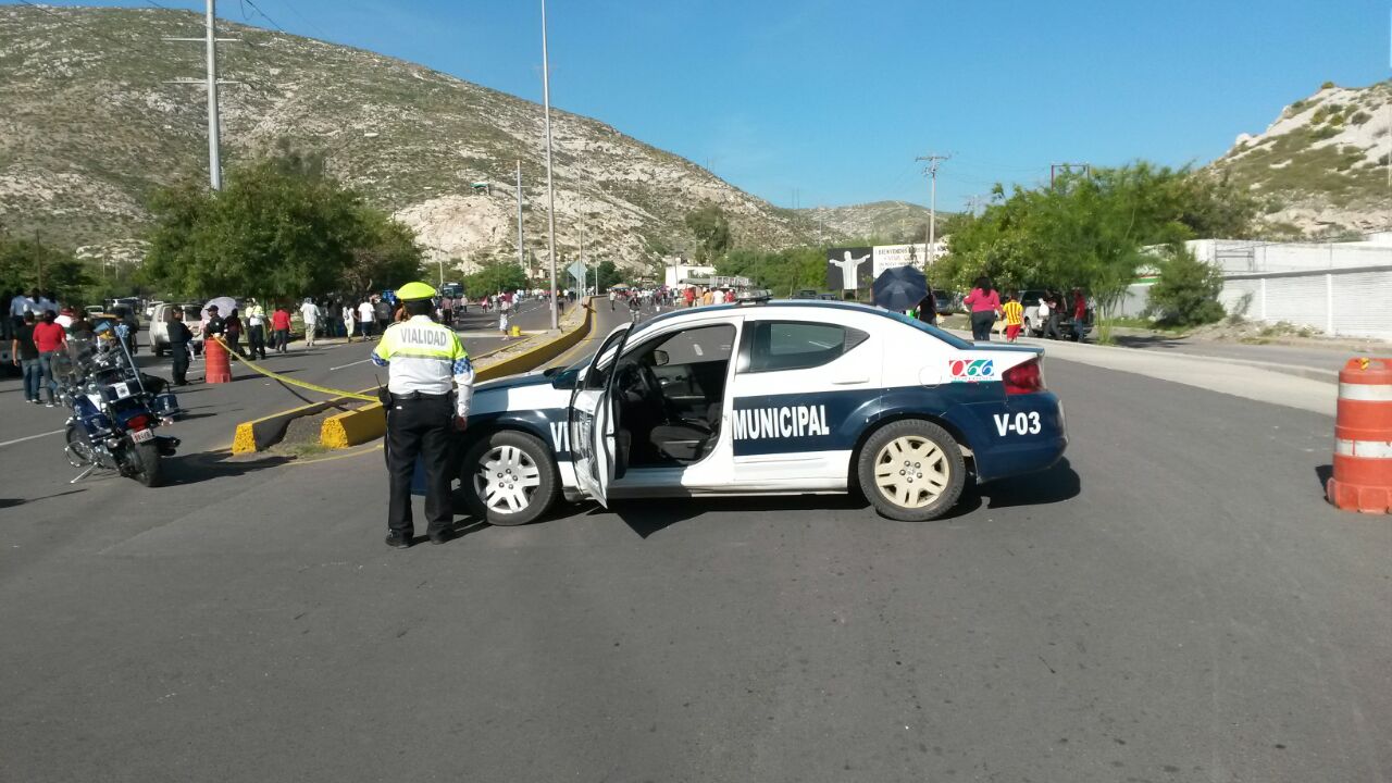 Iniciaron los operativos de seguridad desde las 8:00 horas en el Cerro de las Noas de Torreón.