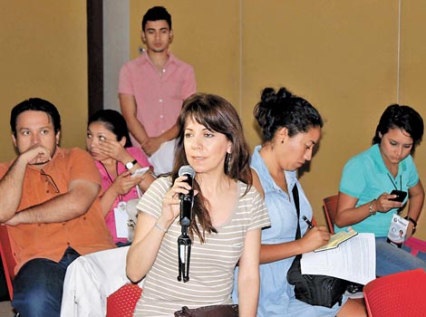Ligia Pérez-Cruz, del Instituto de Geofísica de la UNAM.