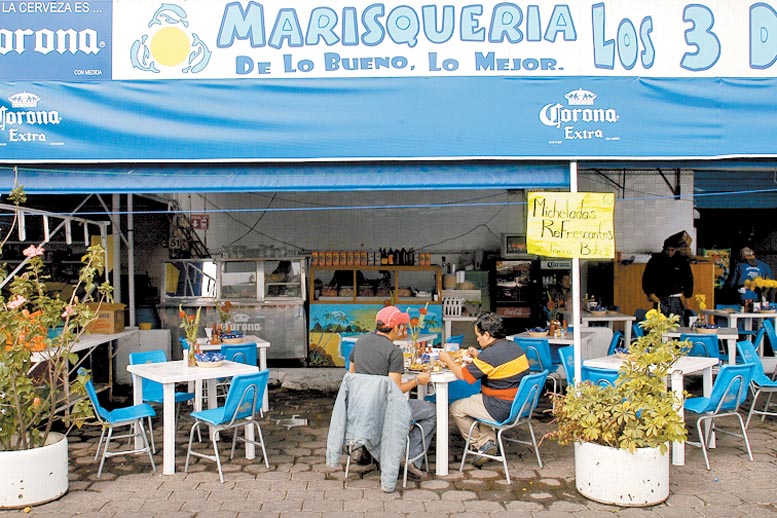 Los diversos sitios ofrecen menú variado.