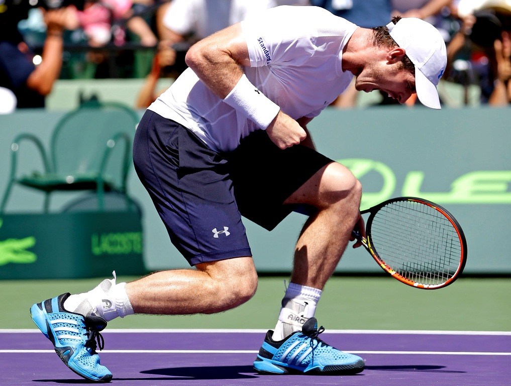 Murray celebra su pase a la final de Miami