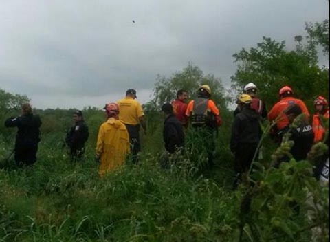 Distintas corporaciones participaron en el operativo de búsqueda.
