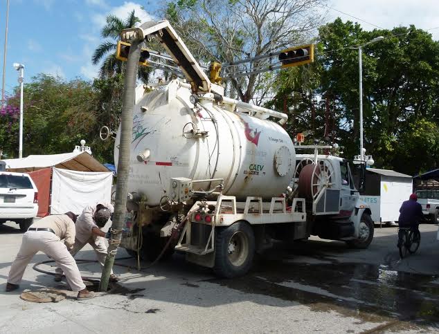 Trabajos de la CAEV en Pánuco.