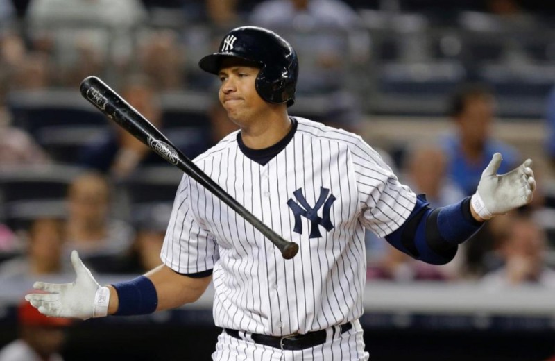 Alex Rodríguez, elemento de los Yanquis de Nueva York 