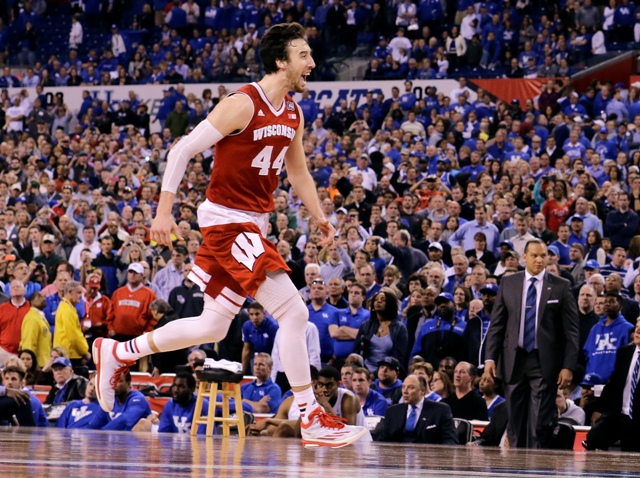 Frank Kaminski, jugador de los Wisconsin Badgers
