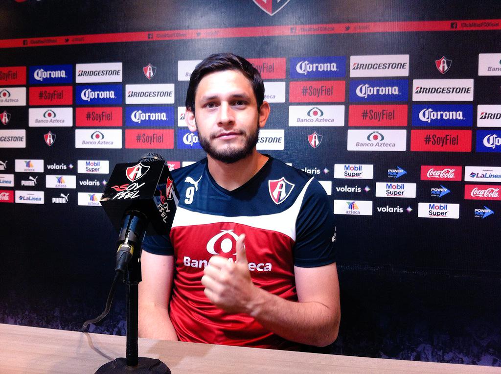 Luis Neri Caballero, delantero de Atlas 