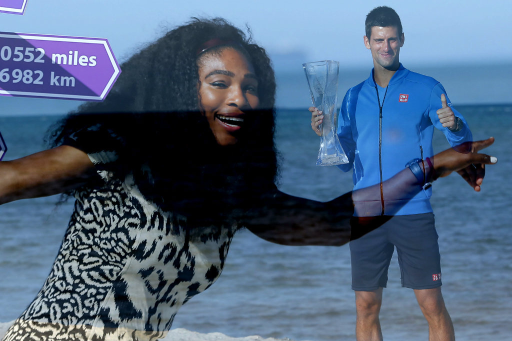 Serena Williams y Novak Djokovic, campeones del Miami Open
