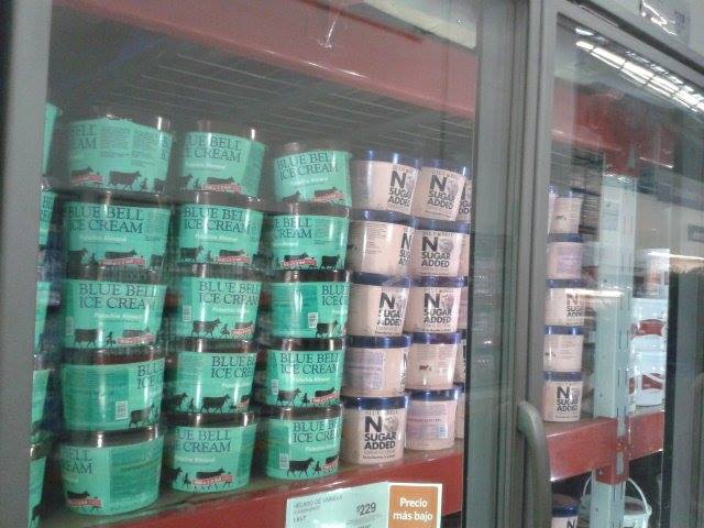 Los helados Blue Bell ya han sido retirados de la venta en tiendas HEB y Sam´s Club del norte de México.
