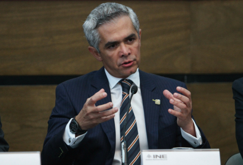 El jefe de Gobierno del Distrito Federal, Miguel Ángel Mancera, dio a conocer la creación de una unidad especializada para la vigilancia electoral en 