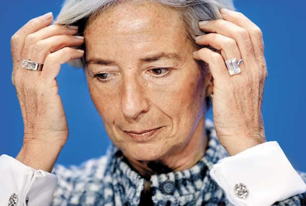 Christine Lagarde, directora del Fondo Monetario Internacional.