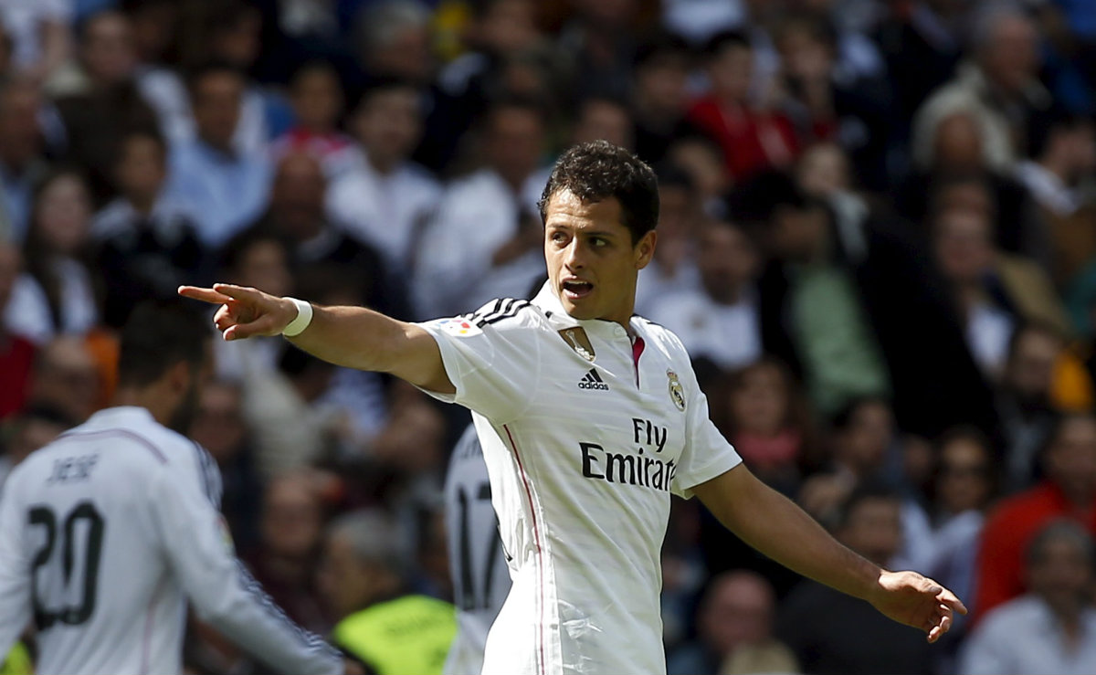 Javier Hernández anotó por primera vez en el Santiago Bernabéu contra el Eibar 