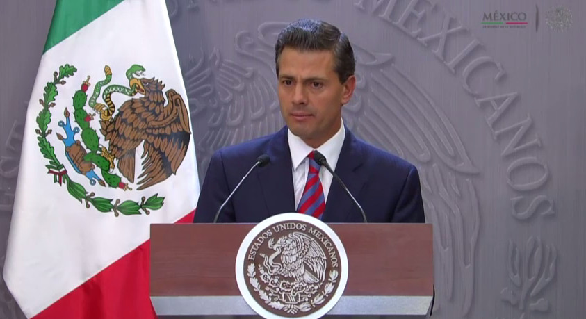 El presidente Enrique Peña Nieto ofreció un mensaje a su regreso a México luego de participar en la Cumbre de las Américas en Panamá.