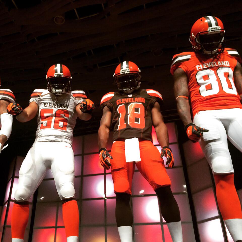 El nuevo uniforme de los Browns 