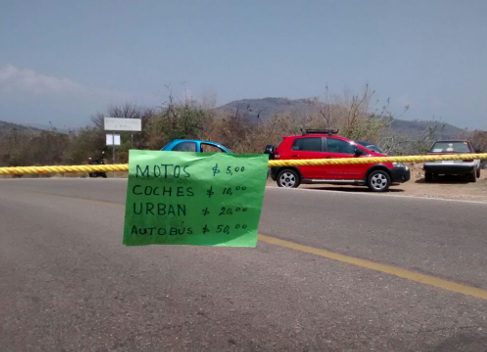 Los comuneros pusieron cuotas para entar a la zona. 