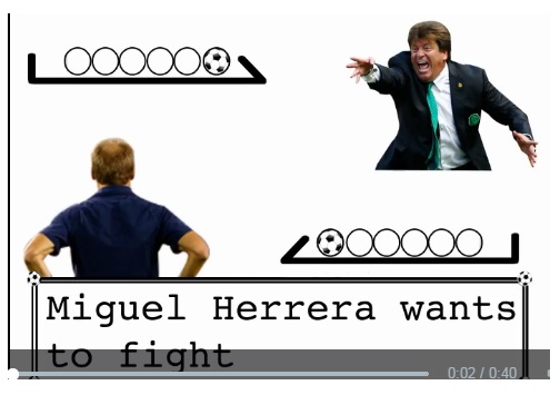 Miguel Herrera vs Jurgen Klinsmann, en "Videojuego" de Pokémon 