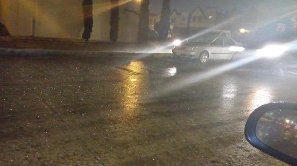 Las fuertes lluvias abarcaron varios municipios. 