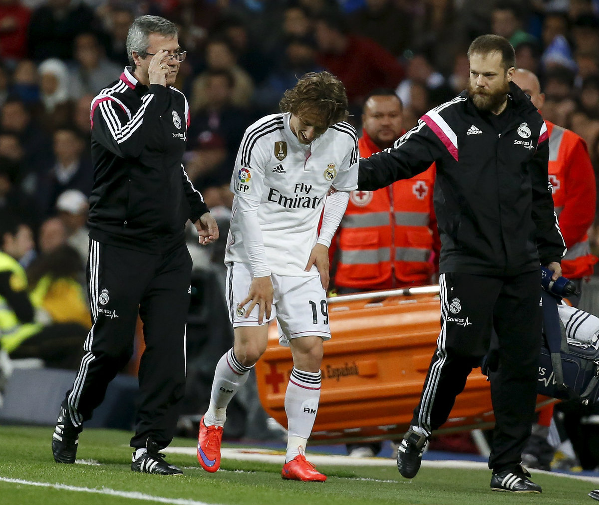 El croata salió lesionado en el partido frente al Málaga 