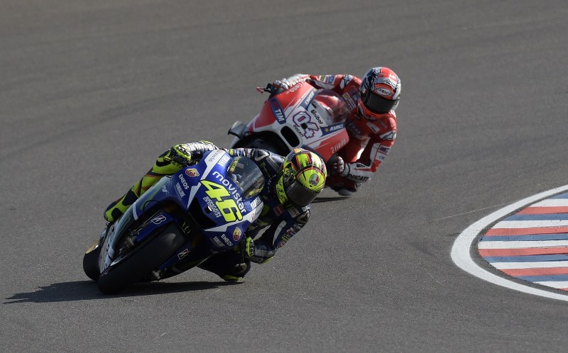 Valentino Rossi  se impuso en Argentina 