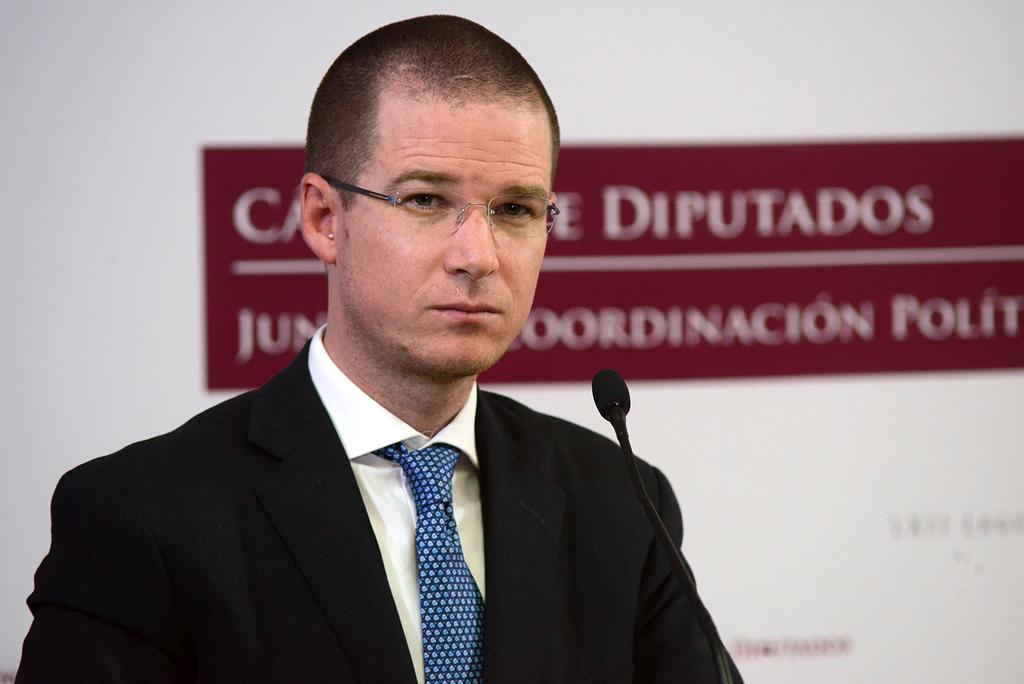 Ricardo Anaya, coordinador de los diputados del PAN.  
