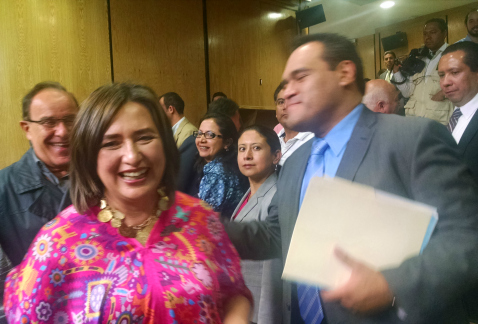 Luego de que el IEDF aprobó su registro como candidata del PAN a jefa delegacional, Xóchitl Gálvez escribió en Twitter: "ahora sí, vamos por una mejor