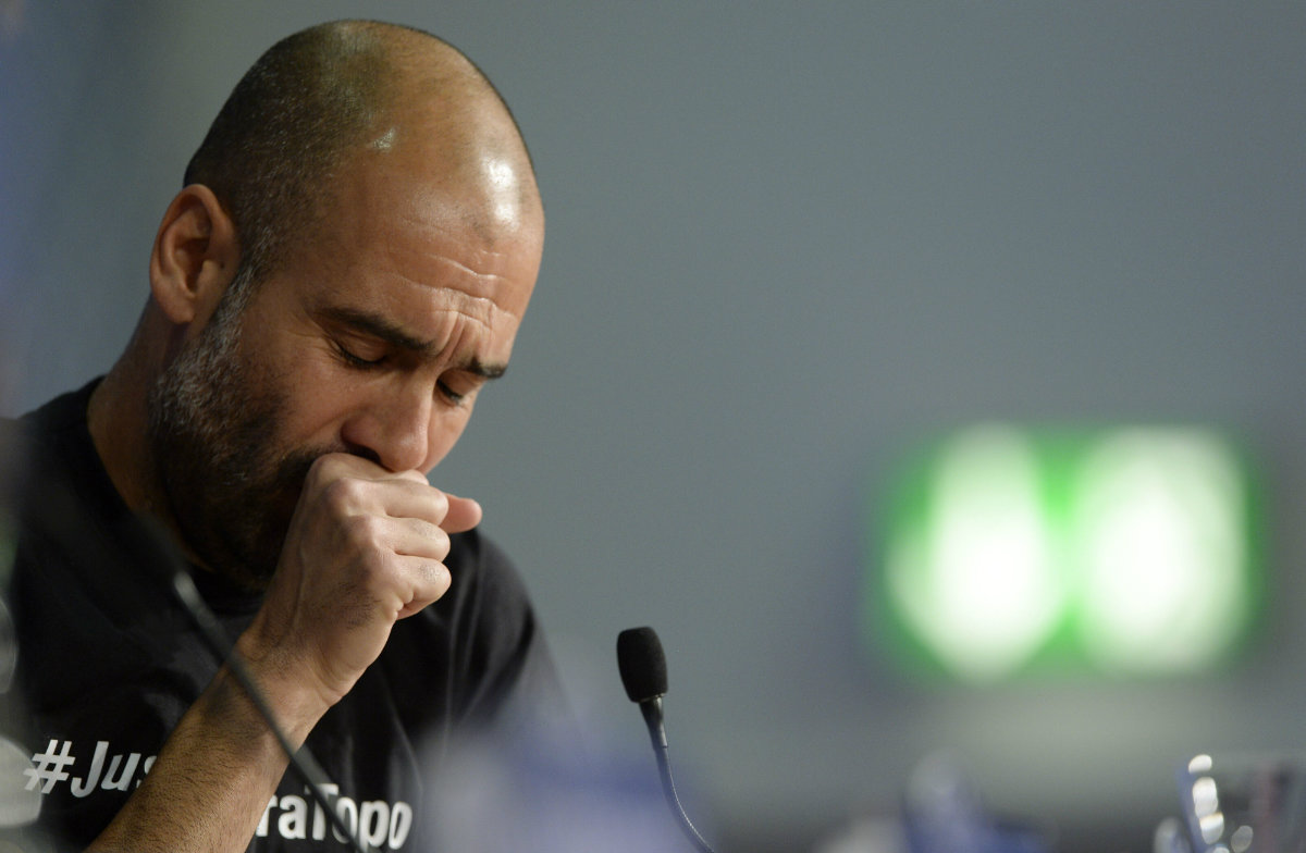 Josep Guardiola, técnico del Bayern Múnich