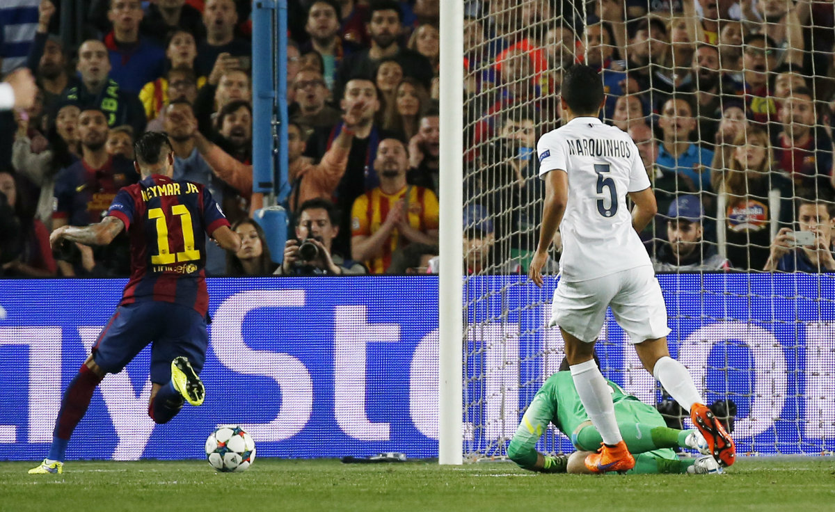 Neymar apareció primero en el Camp Nou