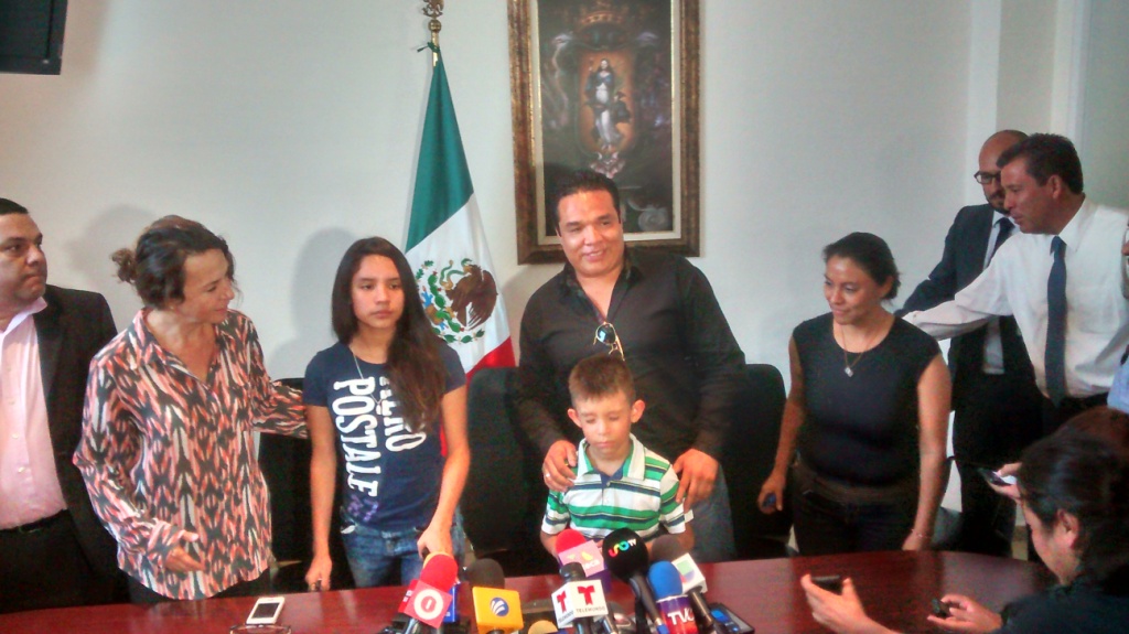 Alondra llegó a Guanajuato proveniente de Houston alrededor de las 11:30 de la mañana.