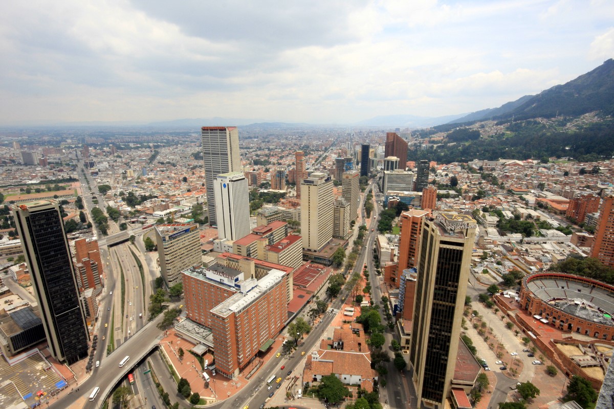 La ciudad colombiana de Bogotá.