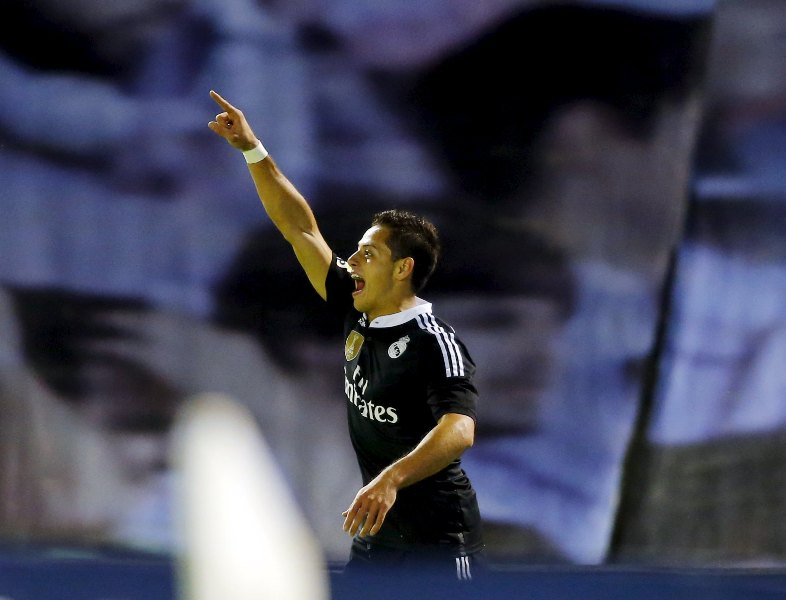 Chicharito volvió a marcar en la Liga con el Real Madrid 