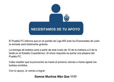 El comunicado de Puebla 
