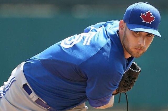 Marco Estrada, pitcher de los Azulejos de Toronto