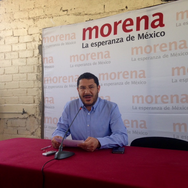 Martí Batres, presidente del CEN de Morena.