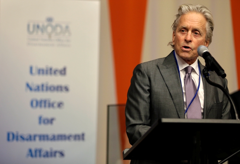 Douglas habló el martes en las Naciones Unidas. 