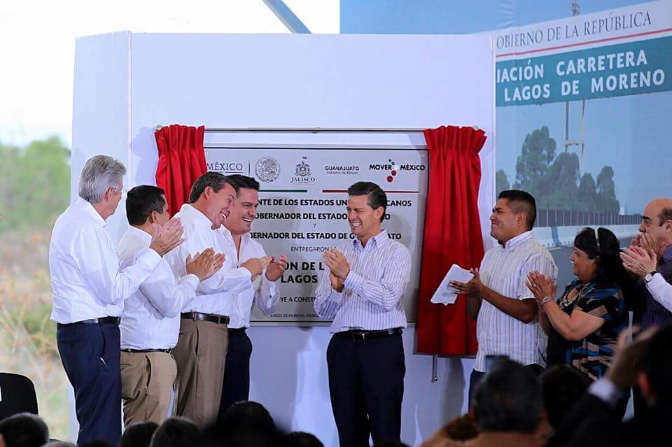 El presidente Enrique Peña Nieto en su tercera visita al estado de Jalisco durante este 2015.
