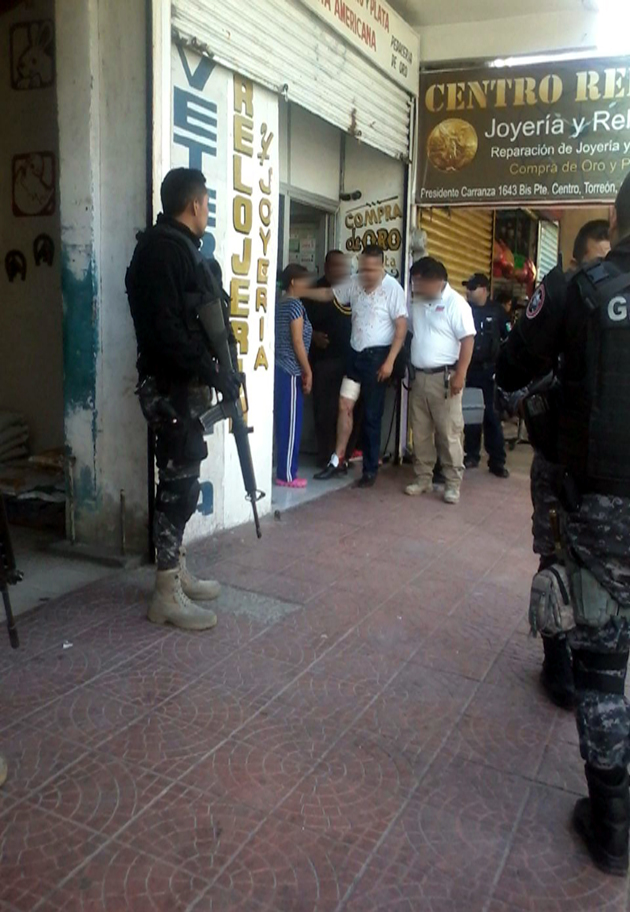 El asalto se registró a las 10:30 de la mañana. 