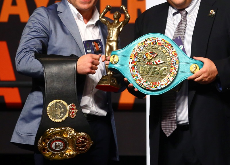 Este es el cinturón que se llevará el ganador de la pelea entre Mayweather y Pacquiao 
