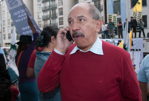 Armando Quintero, candidato de Movimiento Ciudadano a jefe delegacional en Iztacalco, acusó a candidatos del PRD en esa demarcación por presuntas irre