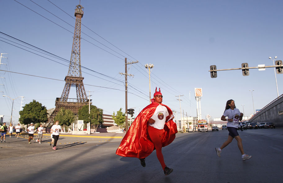 El recorrido se hizo por el bulevar González de la Vega, bulevar Miguel Alemán, bulevar José Rebollo Acosta y bulevar México hasta las instalaciones d