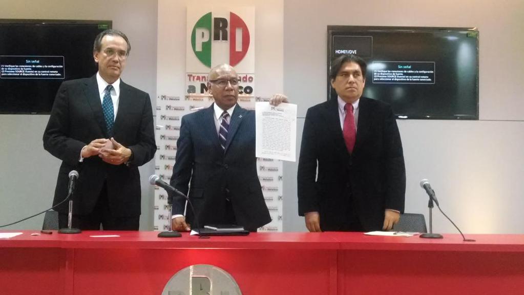 El PRI presentó ante la Fepade una denuncia penal contra los candidatos del PAN a las gubernaturas de Querétaro y Baja California Sur, Francisco Domín